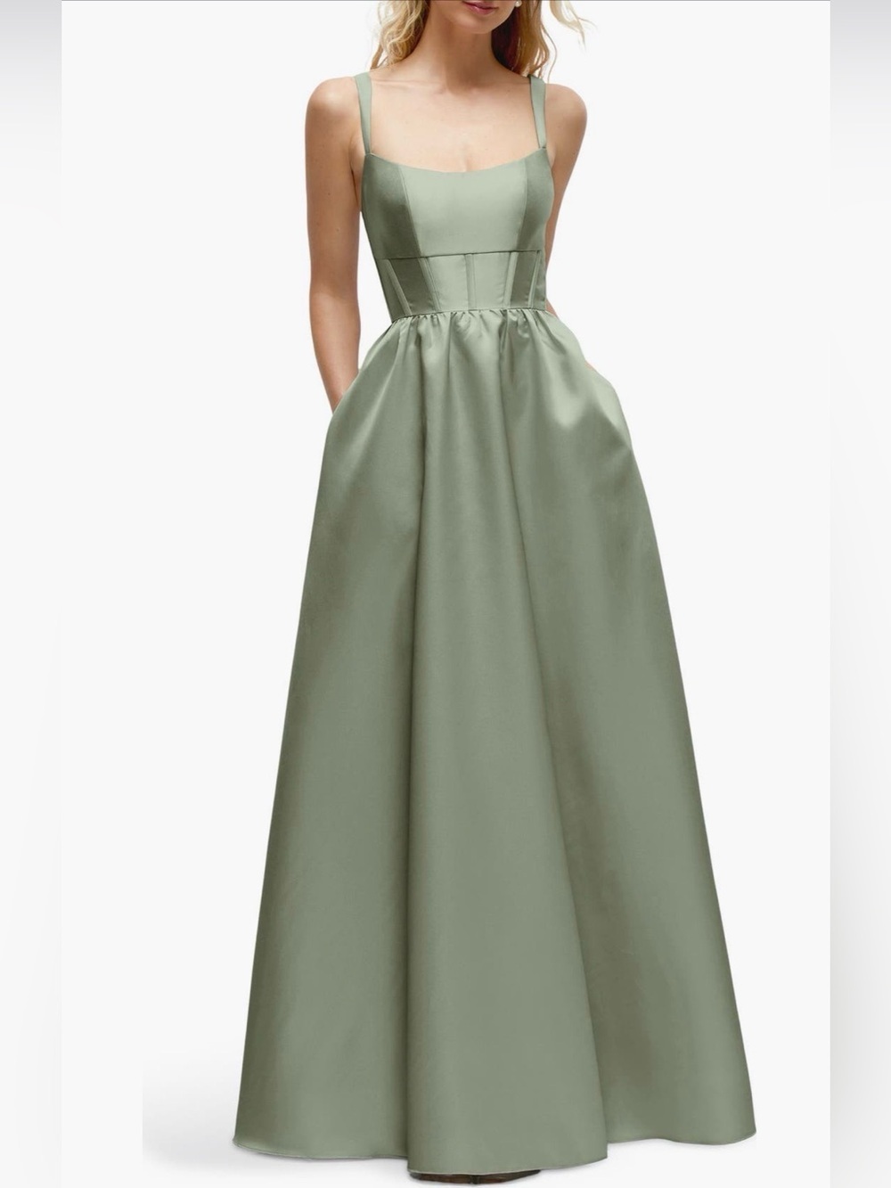 Dessy Collection Sage Maxi Dress